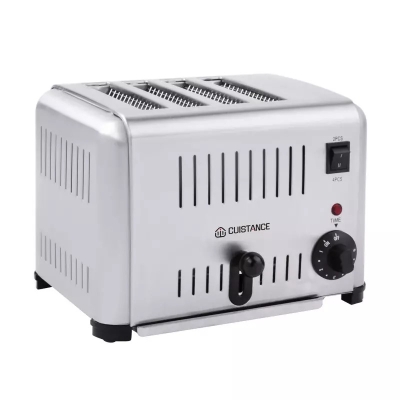 Grill pain en inox avec 4 compartiments